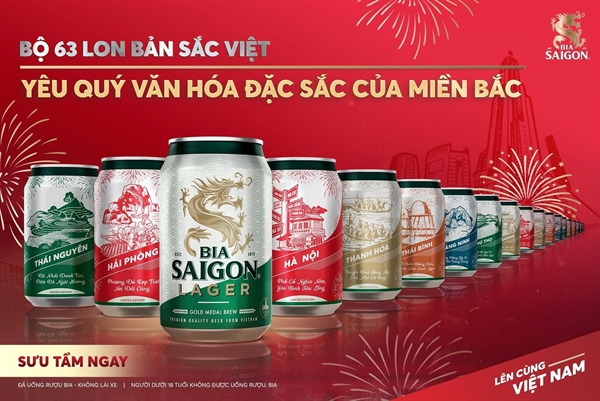 Bia Saigon cong bo bo suu tap “Ban Sac Viet”