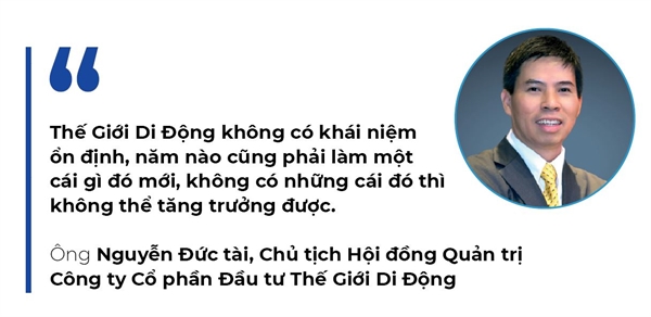Top 50 2021 Cong ty co phan dau tu The Gioi Di Dong: “Thanh giong” nganh ban le