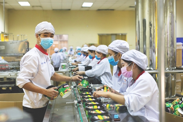Omachi noodle production line. Photo: Masan