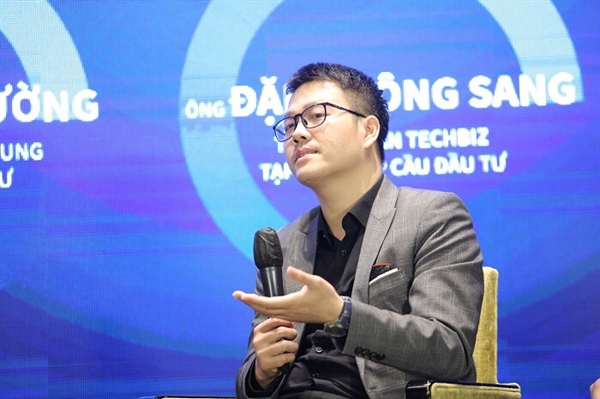 Ông Andy Vũ, Founder, CEO của MBC, Agency chuyên tư vấn tổng thể về Marketing & Truyền thông trong lĩnh vực Blockchain. Ảnh: Quý Hòa.