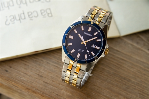Đồng hồ Citizen nam mặt xanh BI5054-53L bền bỉ và đẹp mắt trong tầm giá