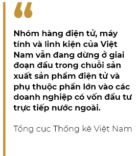 Gia tri xuat khau dien tu, may tinh va linh kien tang manh, uoc dat 13,2 ti USD