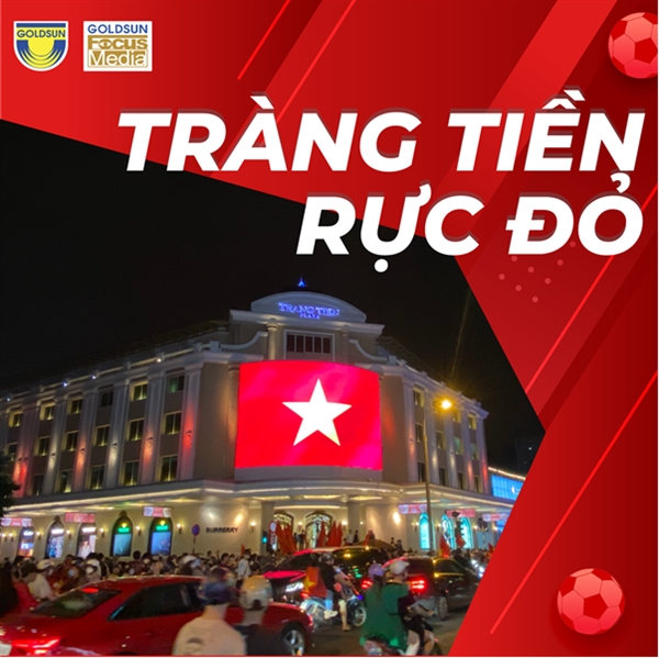 Song lai dem ruc ro cua bong da Viet Nam cung Goldsun Media