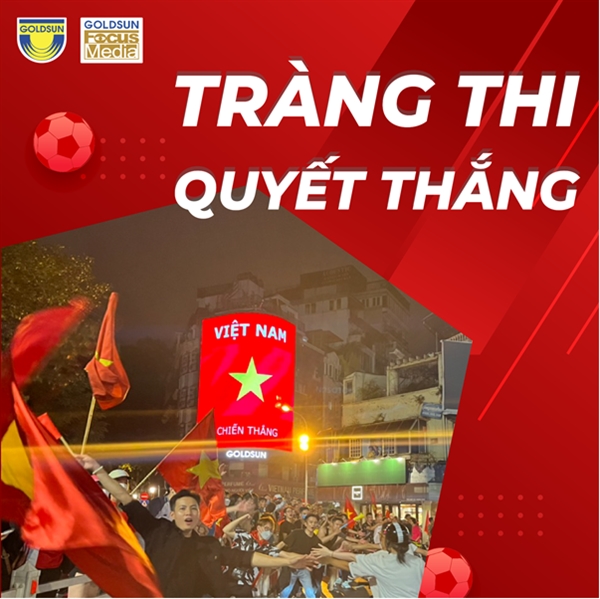 Song lai dem ruc ro cua bong da Viet Nam cung Goldsun Media