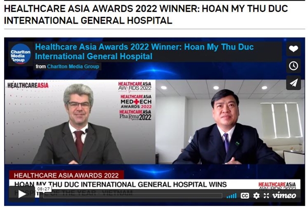 TS.BS Nguyễn Tuấn trả lời phỏng vấn online với Tạp chí Healthcare Asia
