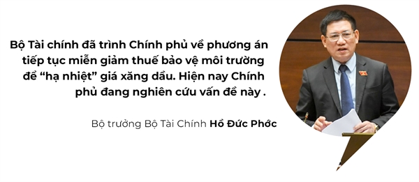 Bo Tai chinh: Da trinh Chinh phu phuong an giam thue de ha nhiet gia xang dau
