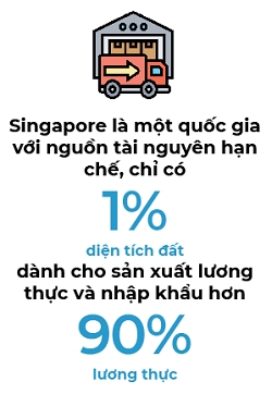 Singapore doi mat voi lam phat nhu the nao, khi phai nhap khau den 90% luong thuc?