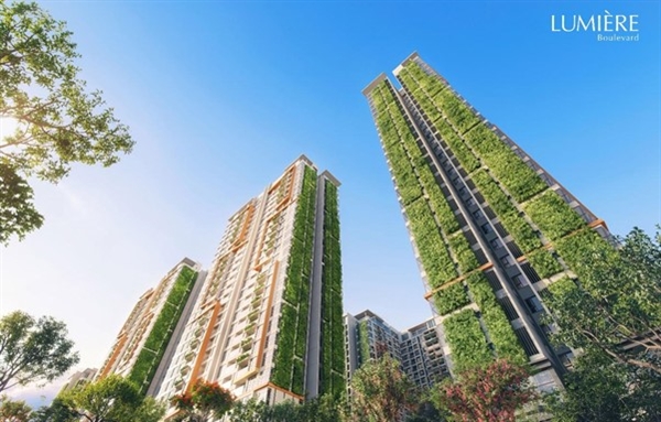 LUMIÈRE Boulevard - Kiến trúc xanh 3D hàng đầu Việt Nam