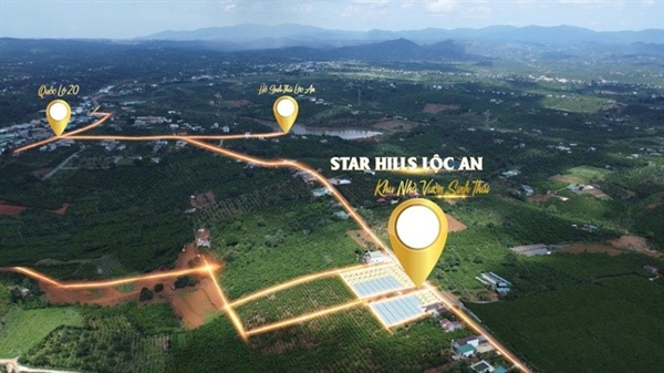 Star Hills Lộc An có vị trí thuận lợi, nơi đón đầu xu hướng.