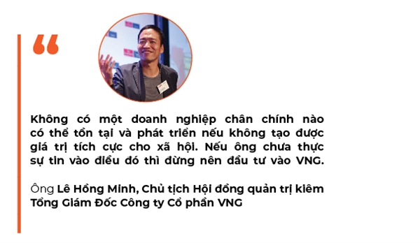 Ong Le Hong Minh, VNG – VNG truyen ky