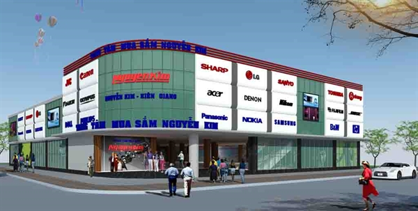 Mô hình mẫu siêu thị điện máy Nguyễn Kim (Nguồn ảnh: BM)