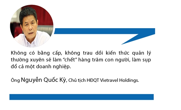 Ong Nguyen Quoc Ky, Vietravel - “Toi la thu linh, khong phai thu truong!”