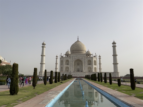 Ngôi đền Taj Mahal nổi tiếng của Ấn Độ.
