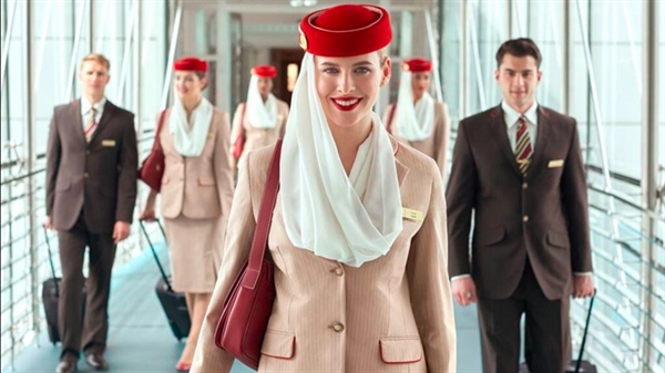 Emirates đã đi đến 130 quốc gia để tuyển hàng chục ngàn nhân viên.