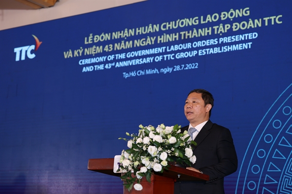 Ông Dương Anh Đức - Thành ủy viên, Phó Chủ tịch UBND TP.HCM đánh giá cao những thành tựu TTC đã đạt được trong 43 năm qua