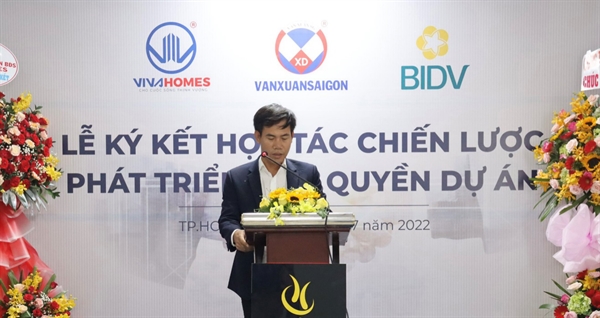Ông Đậu Cao Định, Tổng giám đốc chủ đầu tư Vạn Xuân Sài Gòn.