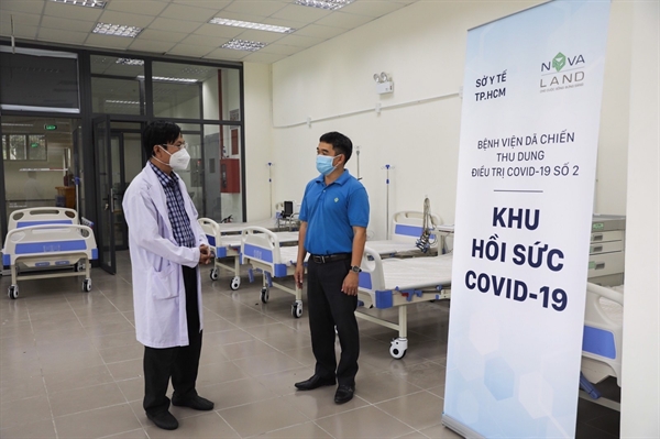 Novaland completes construction of field hospital for Covid-19 treatment No. 2