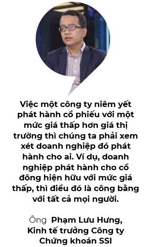 Vi sao doanh nghiep phat hanh co phieu voi gia thap hon nhieu so voi thi gia?