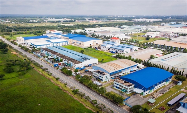 Một góc KCN VSIP - Một trong những KCN quy mô lớn tại Thuận An, nơi làm việc của hàng chục ngàn chuyên gia và lao động kỹ thuật cao.