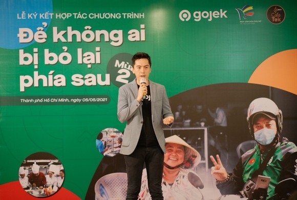 Ông Phùng Đức Tuấn, Tổng Giám đốc Gojek Việt Nam tại chương trình 