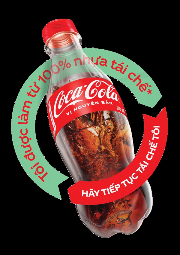 Coca-Cola đặt mục tiêu đến năm 2030 sẽ thu gom và tái chế tương đương 100% chai và lon bán ra trên toàn cầu. 