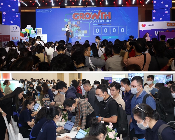 Ngày hội Việc làm 2022 do VietnamWorks tổ chức có sự góp mặt của hàng loạt các nhà tuyển dụng hàng đầu