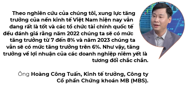 Tang truong ve loi nhuan cua cac doanh nghiep niem yet la tuong doi chac chan