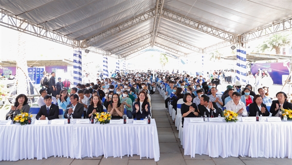Đại hội tuyển dụng do NovaGroup tổ chức vào tháng 8/2022 tại NovaWorld Phan Thiet.