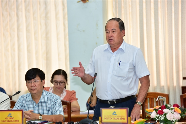 Ảnh 3 Phát biểu tại cuộc họp, Ông Nguyễn Thanh Bình - Phó Bí thư Tỉnh ủy, Chủ tịch UBND tỉnh An Giang đánh giá cao đề án của NovaGroup