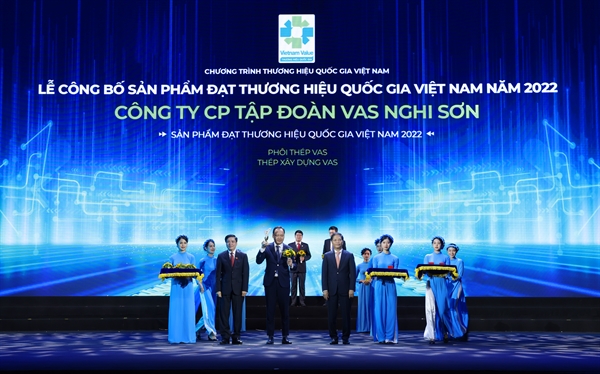 VAS Group vinh dự được xướng tên là Thương hiệu Quốc gia Việt Nam năm 2022