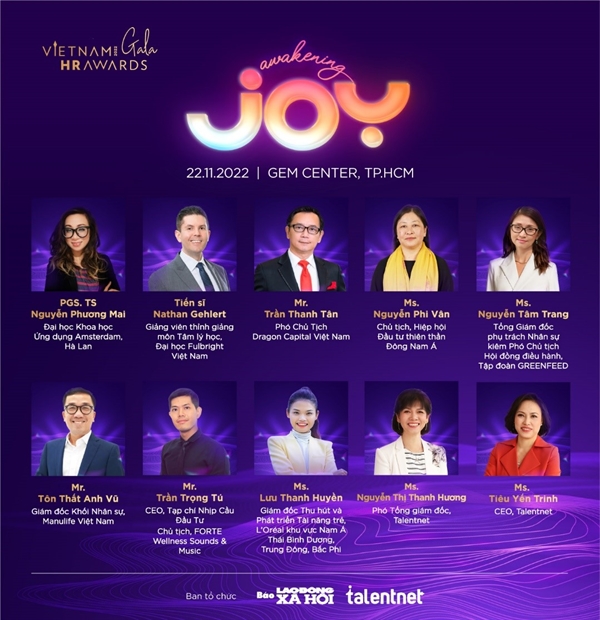Gap go 11 “su gia niem vui” cua Vietnam HR Awards Gala 2022