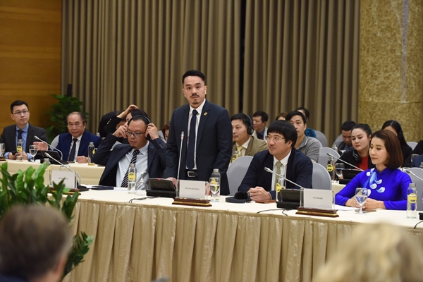 Mr. Danny Le - General Director of Masan Group spoke at the Vietnam Germany Business Roundtable