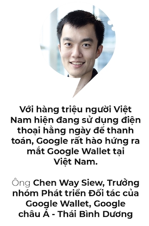 Vi dien tu Viet vs Google Wallet