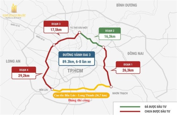 UBND TP.HCM đã có văn bản đề xuất Bộ GTVT kiến nghị Chính phủ sớm có chủ trương cho triển khai khởi công xây dựng tuyến đường Vành đai 3.