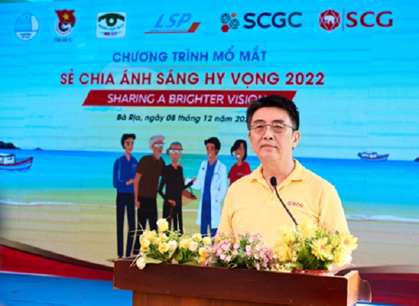 Mr.Piyapong Jriyasetapong - Tổng Giám đốc của Công ty TNHH SCG Việt Nam phát biểu