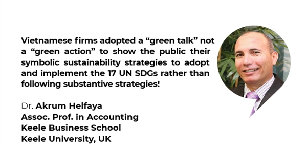 Act green, don't talk green