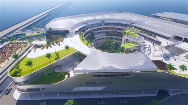 Phối cảnh dự án nhà ga T3 sân bay Tân Sơn Nhất (Ảnh: ACV)