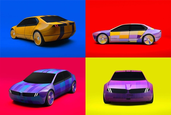 Giới thiệu chiếc xe đổi màu đầu tiên trên thế giới tại triển lãm.