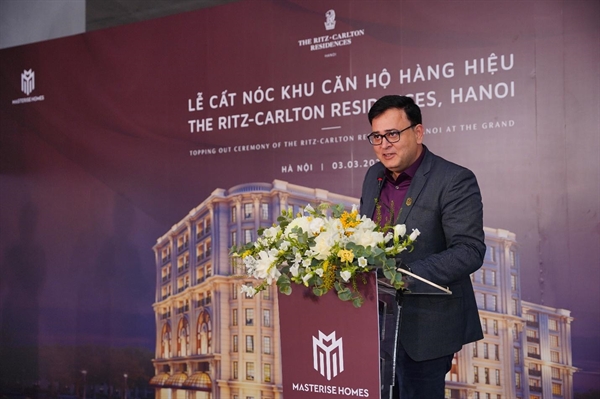Ông Naved Agha, Phó Giám đốc Khối Phát triển dự án, Masterise Homes phát biểu tại sự kiện. Ảnh: Masterise Homes