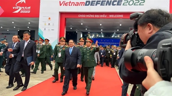 Vietnam held a defense expo in December, with U.S. contractors such as Lockheed Martin taking part, although the U.S. accounts for a tiny share of the market. Photo by Kim Dung Tong.
