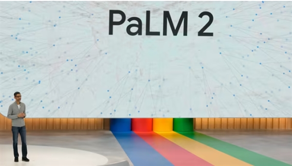Giám đốc điều hành Alphabet, Sundar Pichai, phát biểu về mô hình ngôn ngữ lớn PaLM 2 mới tại một sự kiện của Google tại California, Hoa Kỳ, vào ngày 10 tháng 5. (Nguồn: AP)