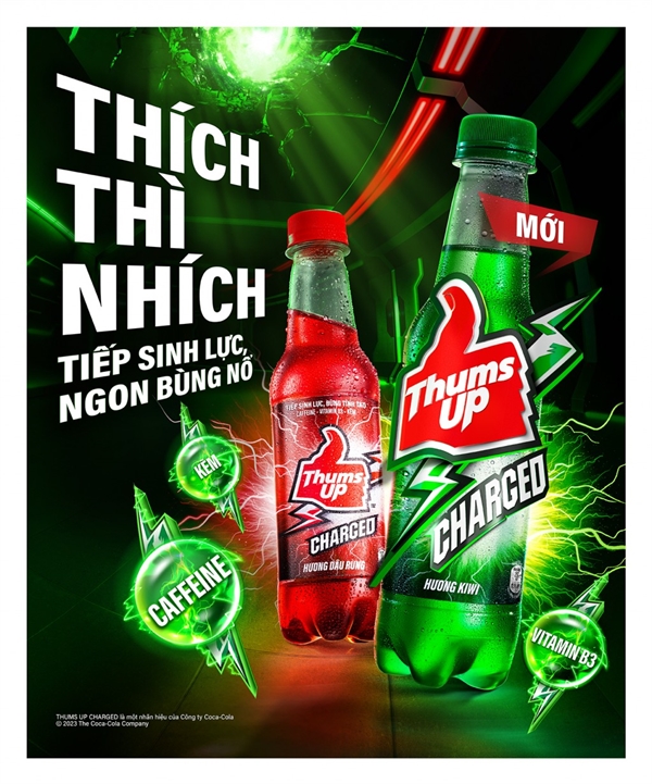Thums Up Charged chao san thi truong nuoc giai khat soi dong tai Viet Nam