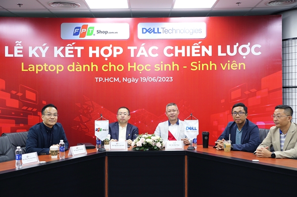 Vào ngày 19/06/2023 tại TP. Hồ Chí Minh, FPT Shop và Dell Technologies Việt Nam đã ký kết hợp tác chiến lược để chuẩn bị cho mùa Back To School.