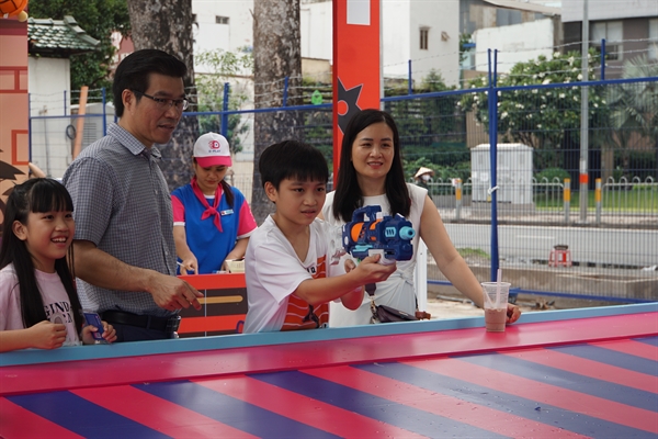 Các gia đình và các em nhỏ cũng lựa chọn D-Play là nơi vui chơi thú vị cho cả gia đình (Nguồn:m D-Play)