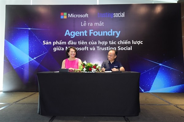 Trusting Social and Microsoft Vietnam signed a two-year MoU on collaborative research & development.