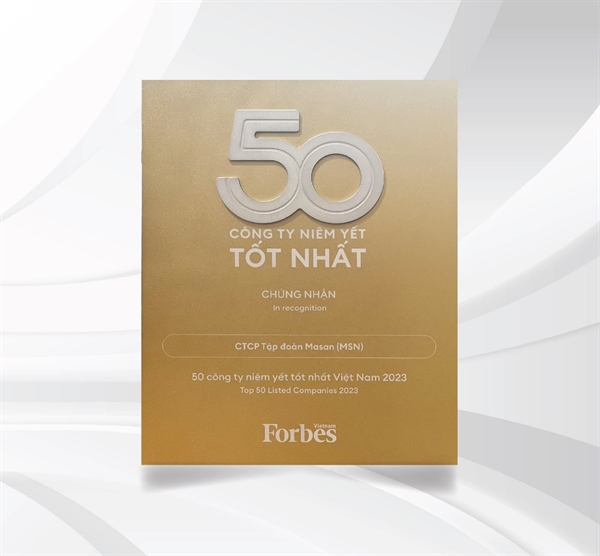 Masan Group được vinh danh Top 50 công ty niêm yết tốt nhất Việt Nam