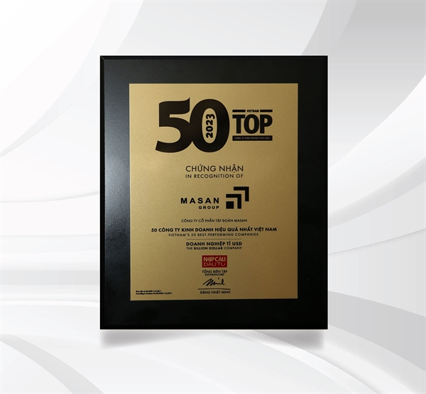 Masan Group achieved its 10th “Vietnam’s 50 Best Performing Companies” recognition
