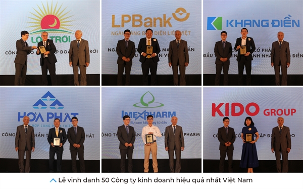 Phong su anh: Le Vinh danh “Top 50 Cong ty Kinh doanh Hieu qua nhat Viet Nam 2023”