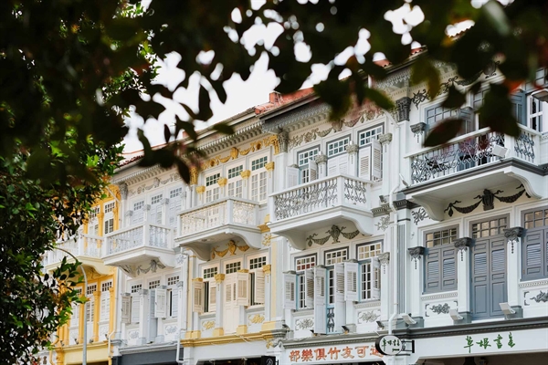 Các căn nhà phố dọc theo đường Bukit Pasoh là nơi sinh sống của gần 30 hiệp hội văn hóa và thị tộc Trung Quốc. Ảnh: Bloomberg.