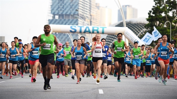 Trong năm nay, Standard Chartered Singapore Marathon (SCSM) sẽ diễn ra vào ngày 1-3/12 (Ảnh SG)